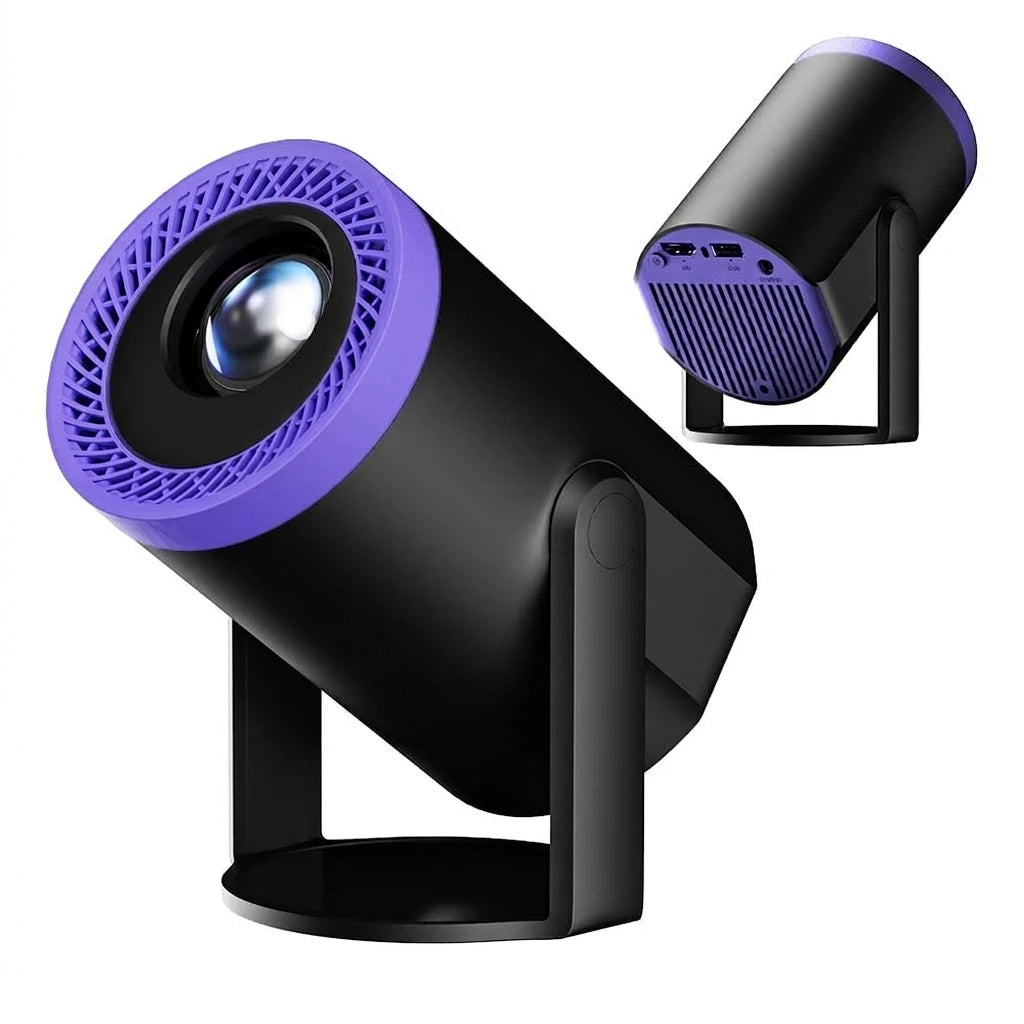 WEXC TURN1 Smart Projector Native 720P 200 ANSI 360 Rotating Portable Theater