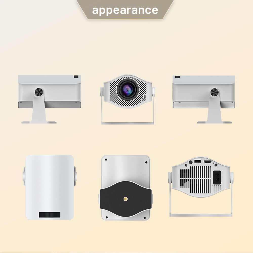 WEXC HM400Pro Smart Projector Native 720P 200 ANSI Android 11 WiFi 6
