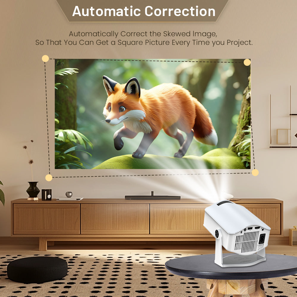WEXC HM400Pro Smart Projector Native 720P 200 ANSI Android 11 WiFi 6